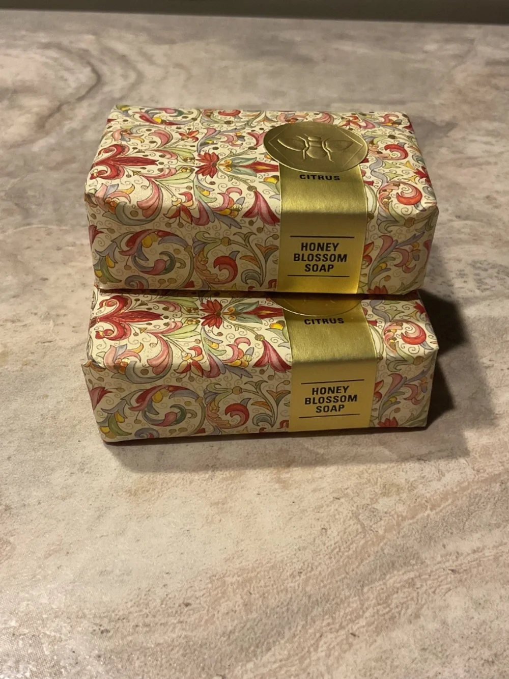 3 Honey House Naturals Honey Blossom Soap Citrus 3.5 oz each New